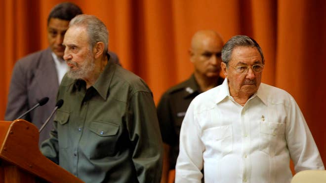 Fidel and Raul Castro